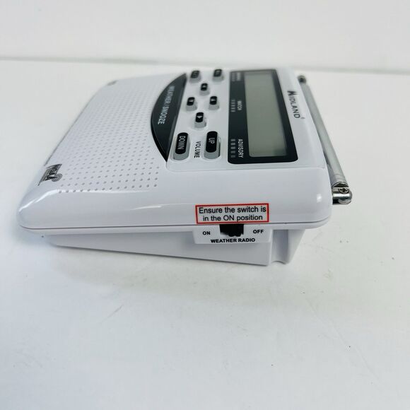 Midland WR120EZ NOAA Weather Radio All Hazards Alert Radio, W/ Power Adapter - Picture 4 of 10